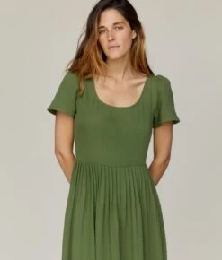 The Scarlet Dress Petites | Forest Gauze -AURIN Clothing Shop 1 067fff2e 933b 4957 ba10 d9c39404e133