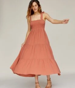The Lina Dress | Terracotta Gauze -AURIN Clothing Shop 3 89828217 50bc 4ea3 9e4d 16a22370c788