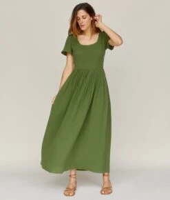 The Scarlet Dress Petites | Forest Gauze -AURIN Clothing Shop 4 7bf54759 415b 41d0 914d 5ede98b28e71