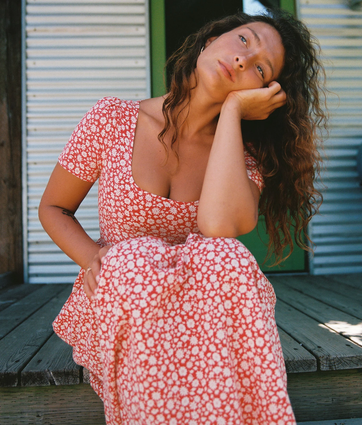 The Scarlet Dress Petites | Crimson Calendula 5 The Scarlet Dress Petites | Crimson Calendula - Image 3