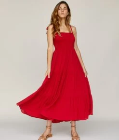The Lina Dress | Crimson Gauze 14 The Lina Dress | Crimson Gauze -AURIN Clothing Shop 6 7337597c e8a3 4852 a572 e80bf983fa70