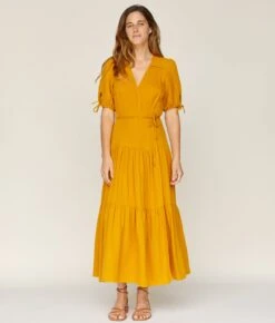 The Augusta Dress | Mustard Gauze -AURIN Clothing Shop 6 91a07e97 ad96 4aa3 a855 77ef8f7a365c