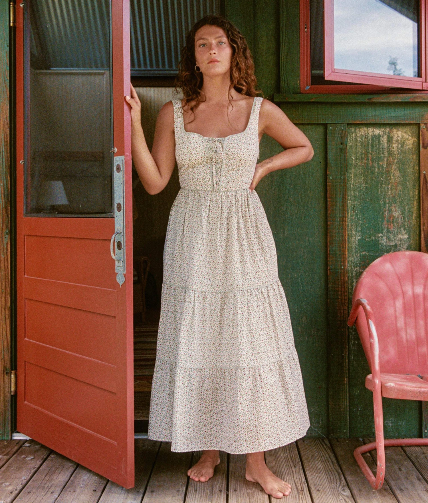 The Adele Dress | Creme Strawberry 5 The Adele Dress | Creme Strawberry - Image 3