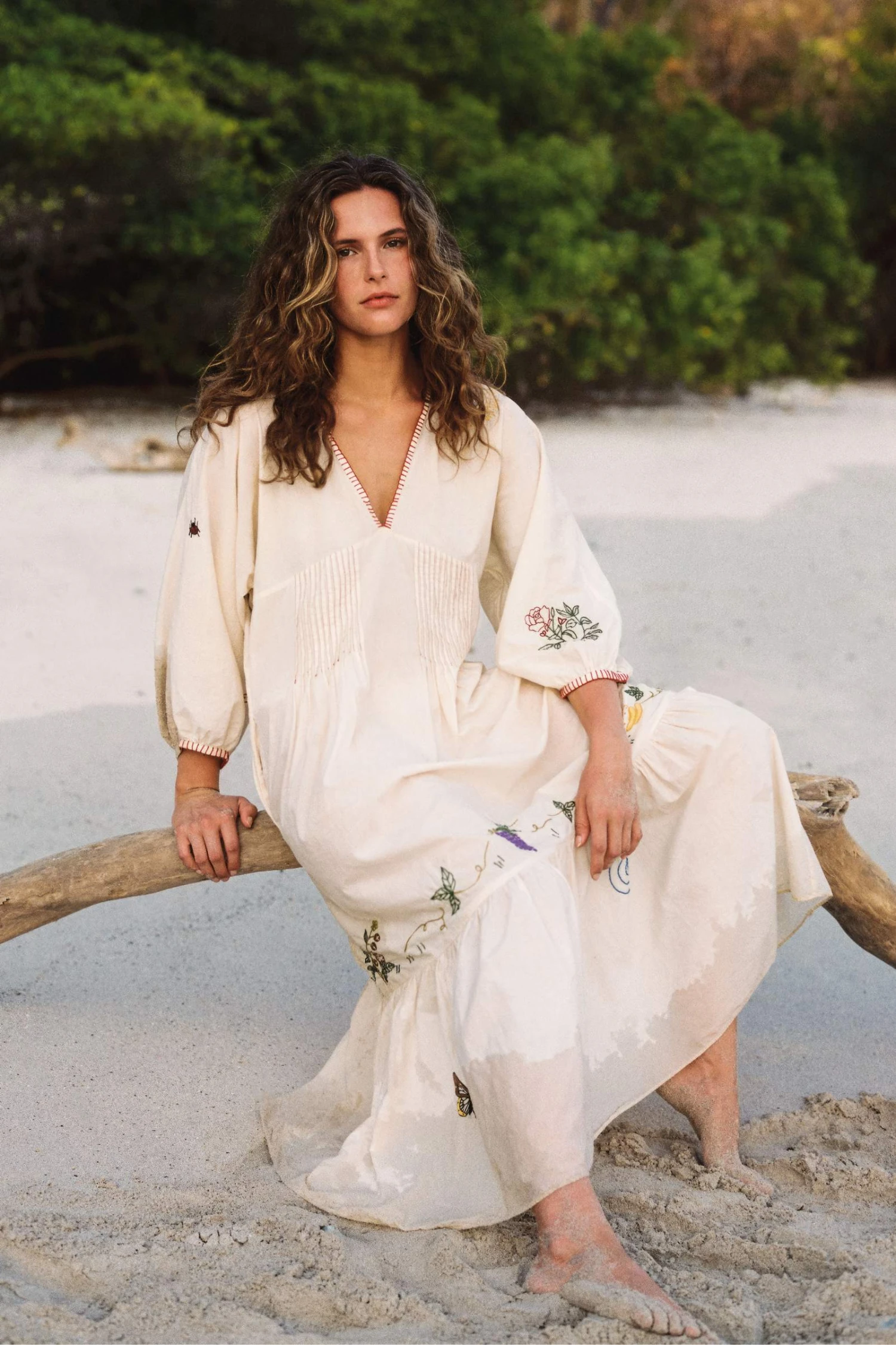 The Antonia Dress | Ecru 4 The Antonia Dress | Ecru - Image 2