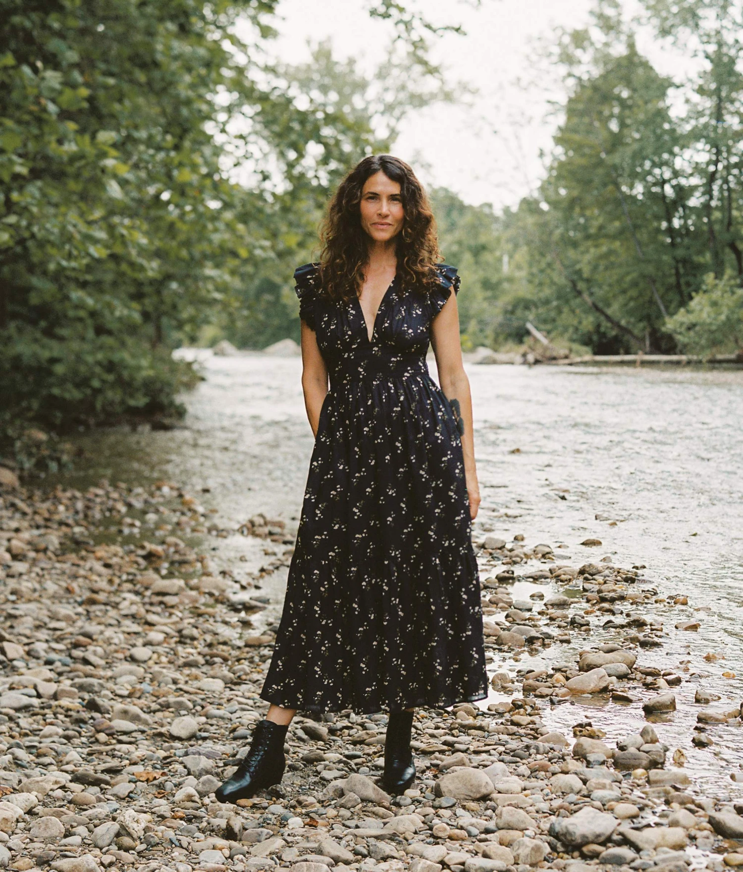 The Aurelia Dress | Noir Dancing Chamomile 6 The Aurelia Dress | Noir Dancing Chamomile - Image 4