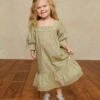 The Bianca Dress Kids | Geo Ditsy Sage -AURIN Clothing Shop BiancaCover a921a8c5 d0bb 4110 a109 526fd1e86b77