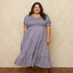 The Brooklyn Dress Extended | Lilac Blooms -AURIN Clothing Shop Brooklyn fb feed 91911f00 a6be 4df2 b872 56f6a1ddc453