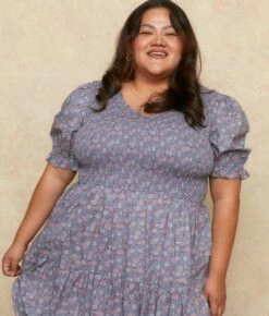 The Brooklyn Dress Extended | Lilac Blooms -AURIN Clothing Shop Brooklyn1 57eb2ded 8c5f 428a a19f f1455045e864