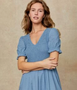 The Brooklyn Dress | Bluestone -AURIN Clothing Shop Brooklyn2 7b00c003 752d 461c 9d95 9ff2c5822167