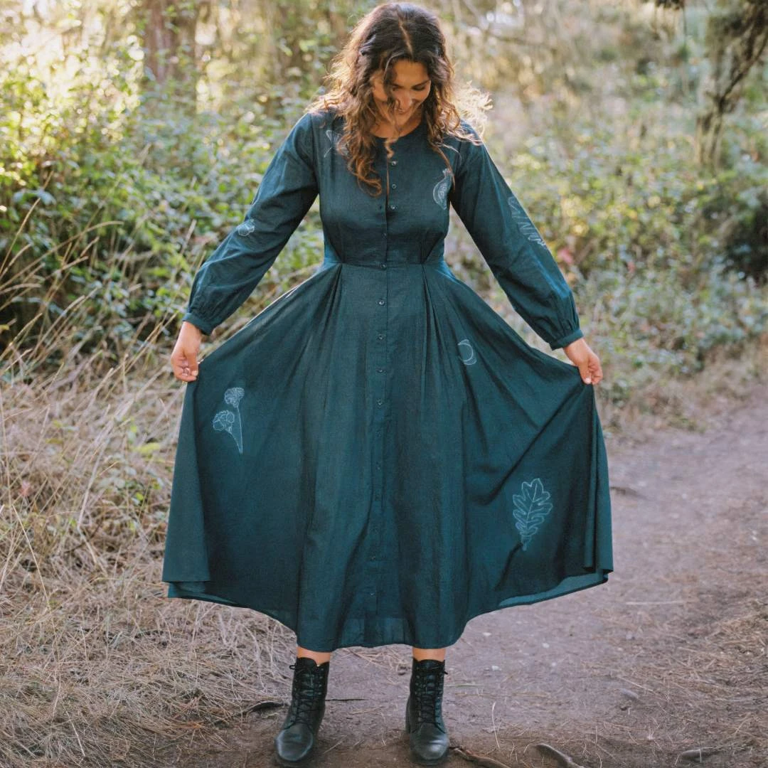 The Persephone Dress | Indigo 9 The Persephone Dress | Indigo - Image 7