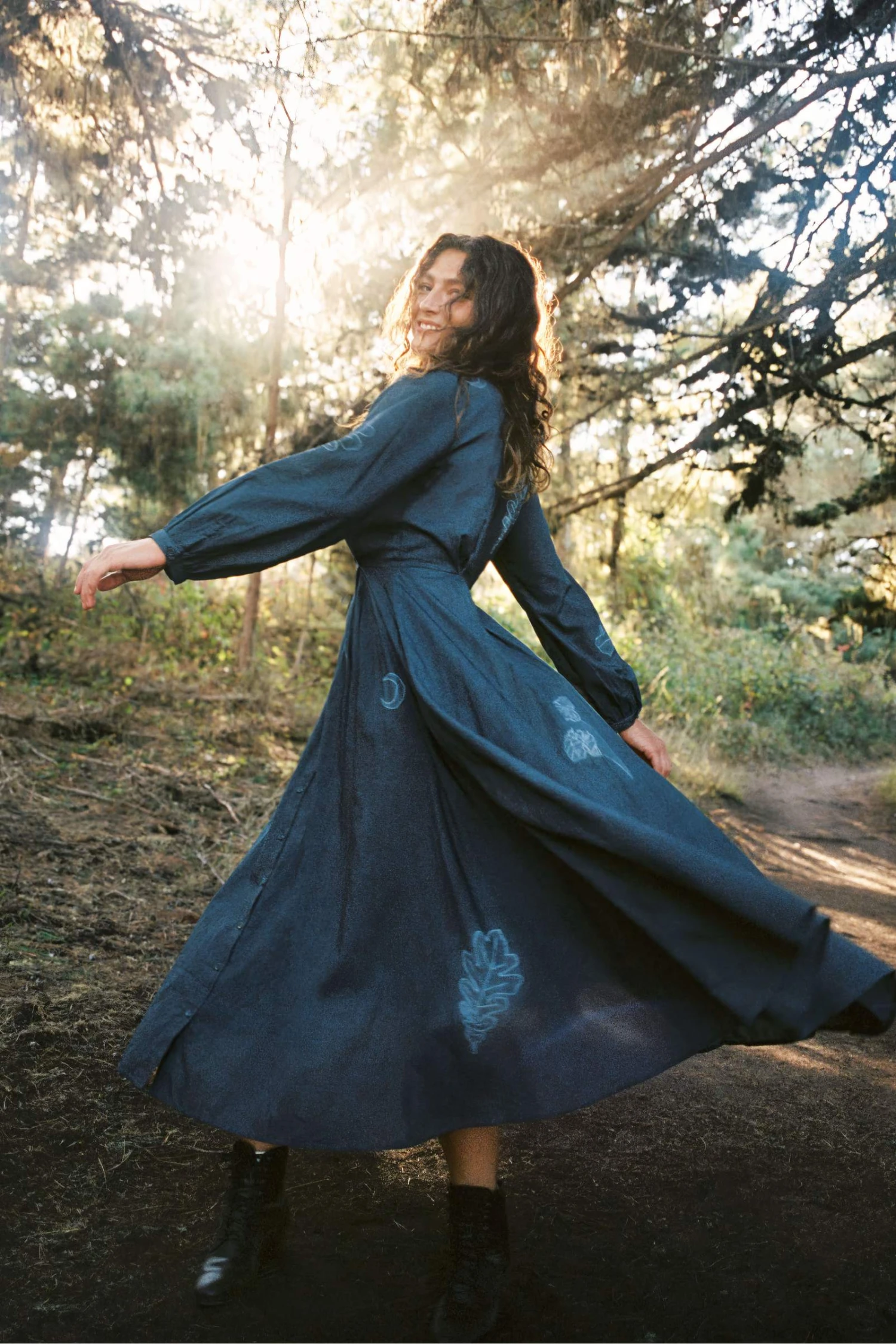 The Persephone Dress | Indigo 5 The Persephone Dress | Indigo - Image 3