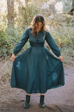 The Persephone Dress | Indigo