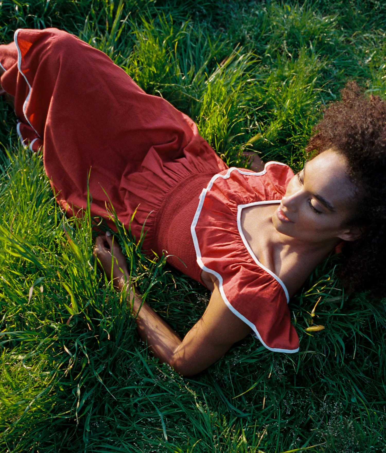 The Cierra Dress Petites | Rojo Khadi 7 The Cierra Dress Petites | Rojo Khadi - Image 6