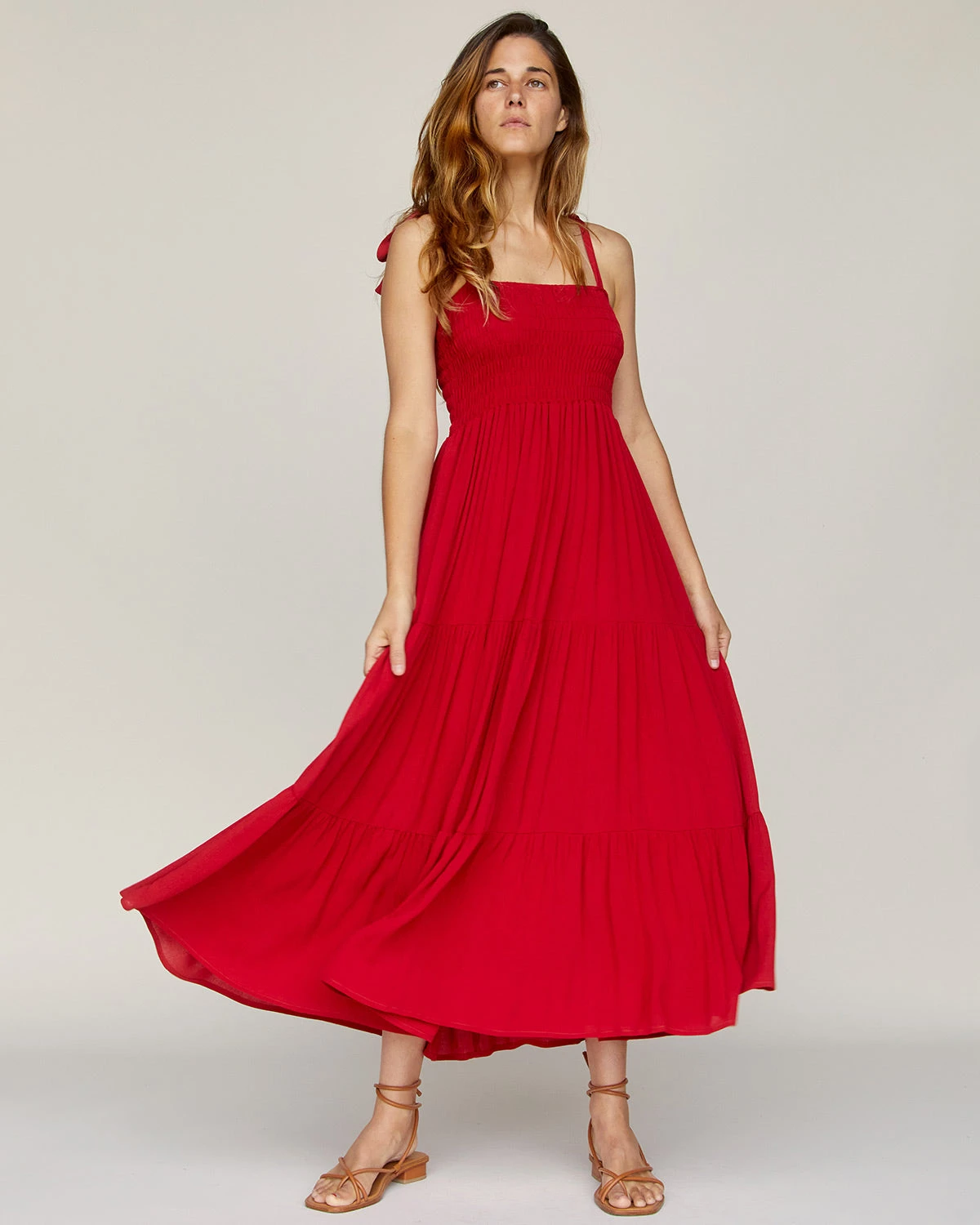 The Lina Dress | Crimson Gauze 3 The Lina Dress | Crimson Gauze
