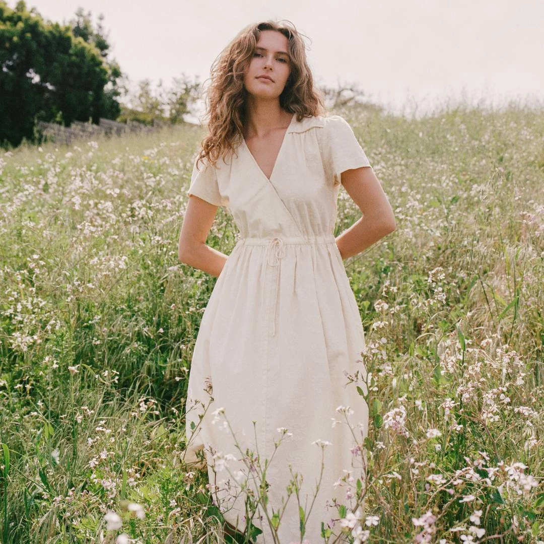 The Dawn Dress | Sunflower Jacquard 7 The Dawn Dress | Sunflower Jacquard - Image 5