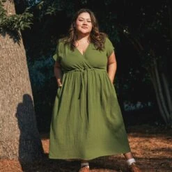 The Dawn Dress Extended | Forest Gauze -AURIN Clothing Shop Dawn fb feed fea2844c 89f2 4953 8365 f416549129ea