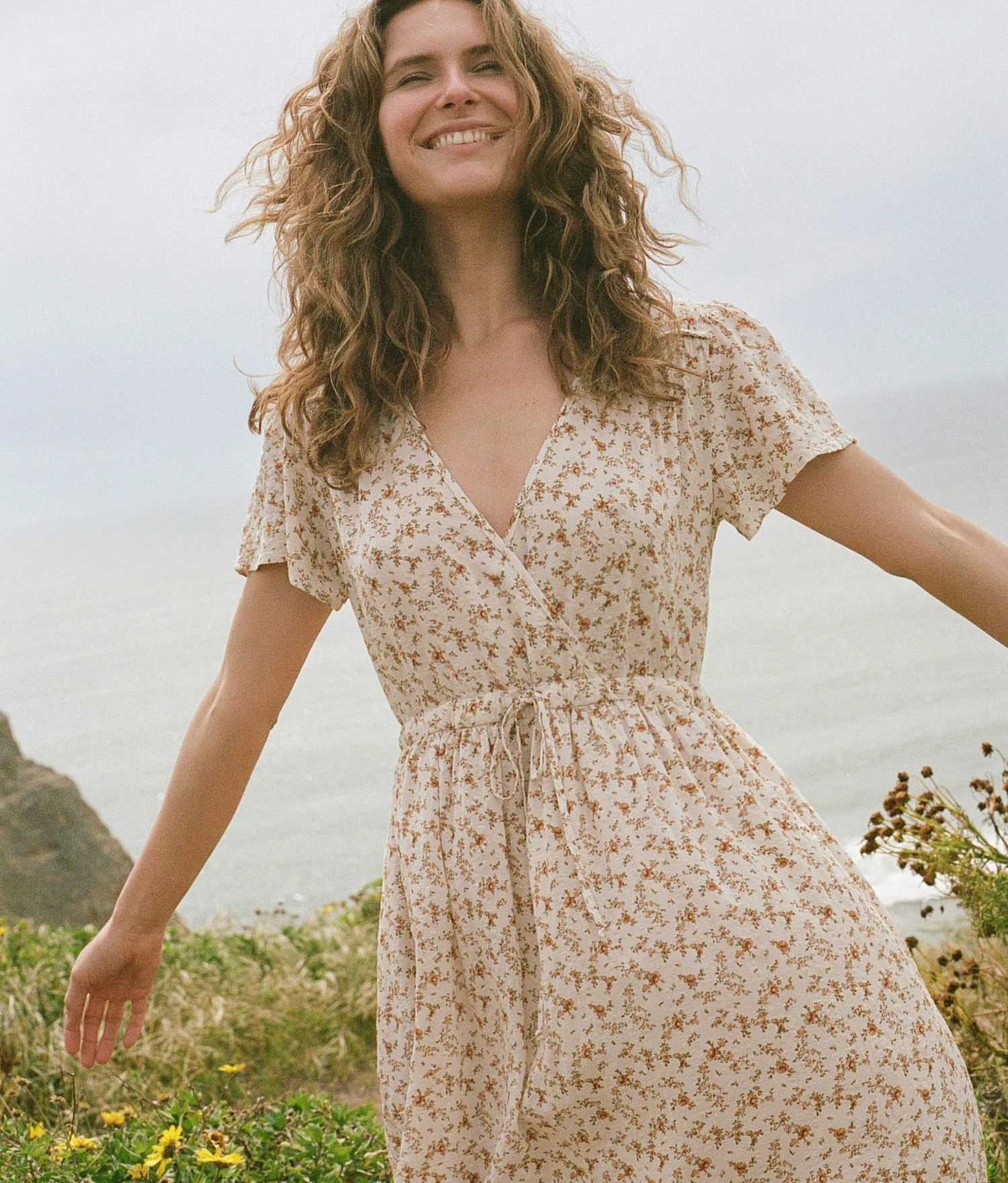 The Dawn Dress | Caramel Floral 6 The Dawn Dress | Caramel Floral - Image 4