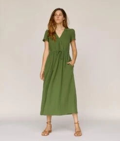 The Dawn Dress | Forest Gauze -AURIN Clothing Shop Dawn1 c62fa9ae 32d5 4b49 8fab 628bc290a95b