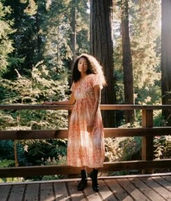 The Dawn Dress | Sunset Gladiola -AURIN Clothing Shop Dawn2 3 aa85eb76 010e 4661 aa87 bb09a966eed1