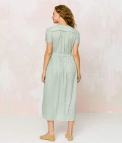 The Dawn Dress Petites | Ditsy Teal -AURIN Clothing Shop Dawn2 48864141 f041 4766 906c 2bb3ccbb509f