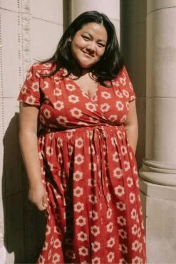 The Dawn Dress Extended | Crimson Daisy -AURIN Clothing Shop Dawn2 b0fbdb0e df48 4386 8da7 3bed04456d40