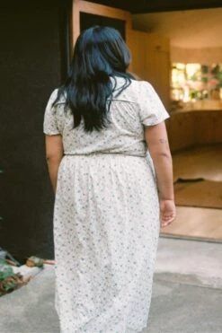 The Dawn Dress Extended | Blue Sea Spray -AURIN Clothing Shop Dawn3 2 53223d78 13bd 4552 9172 8e8b51d17664