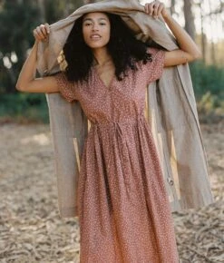 The Dawn Dress Petites | Rooibos Harvest -AURIN Clothing Shop Dawn3 2 625e5ad3 11f7 48bb bf62 939ffb6872d5