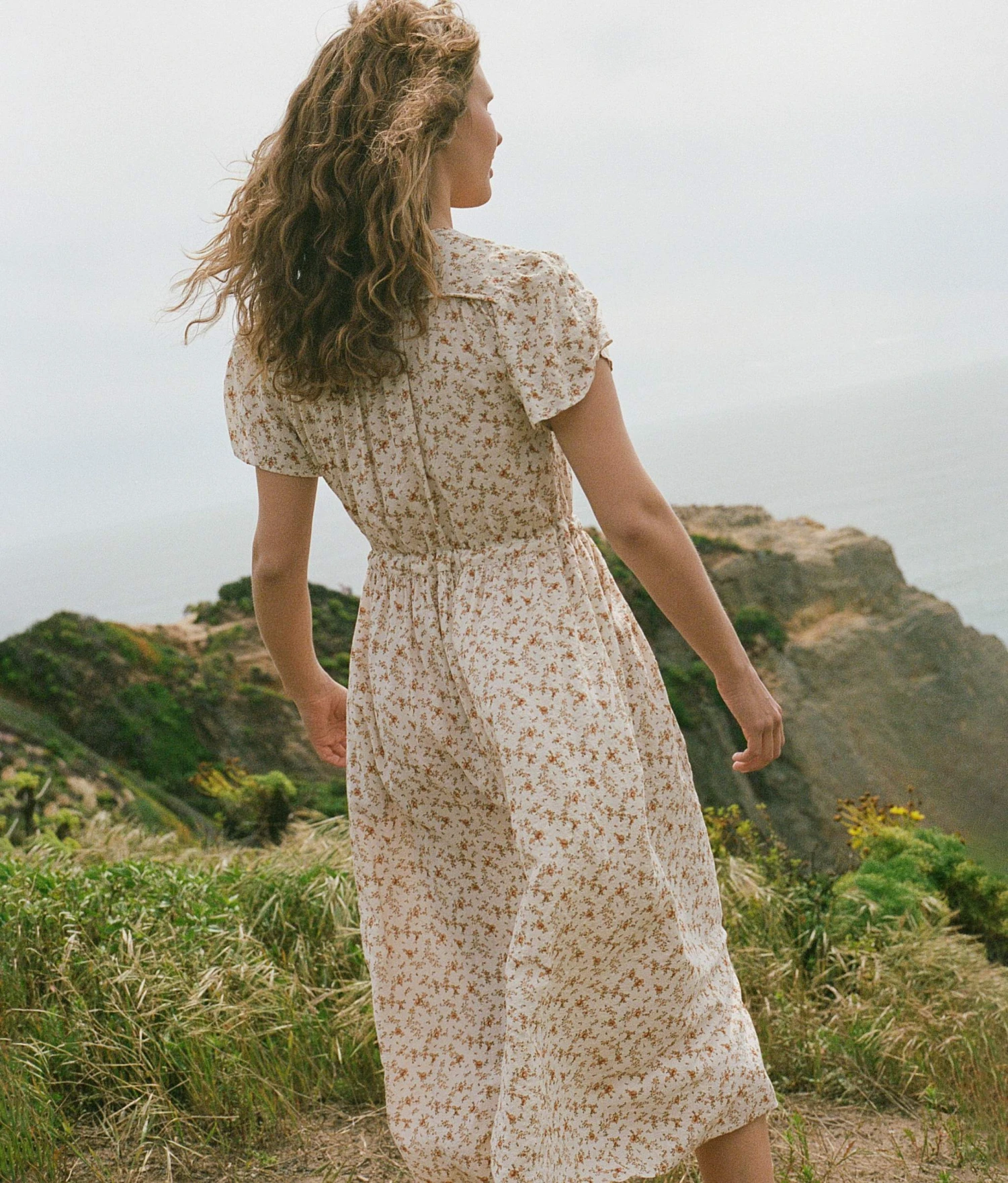 The Dawn Dress | Caramel Floral 7 The Dawn Dress | Caramel Floral - Image 5