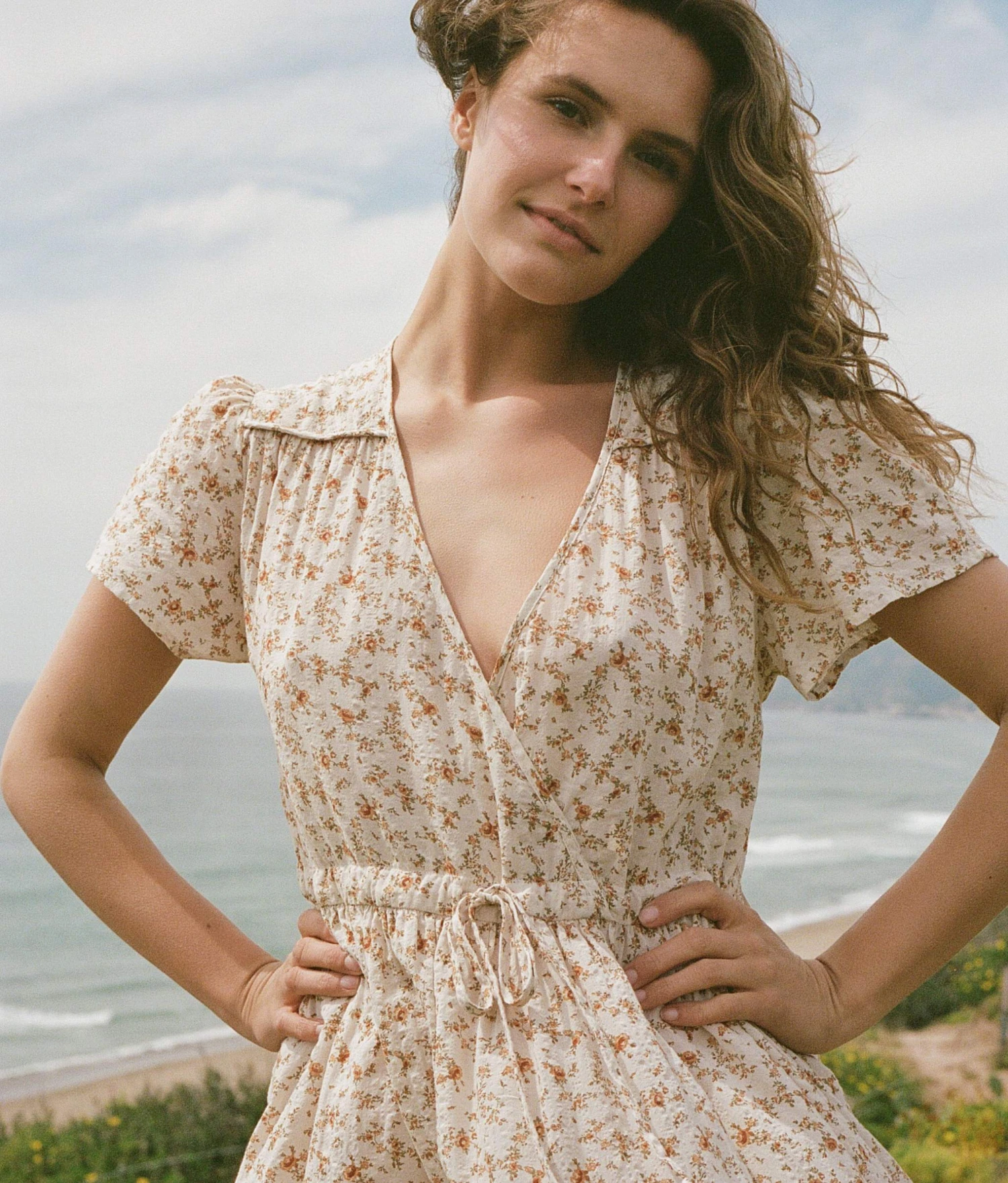 The Dawn Dress | Caramel Floral 5 The Dawn Dress | Caramel Floral - Image 3