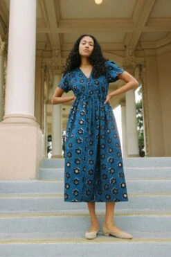 The Dawn Dress | Indigo Daisy -AURIN Clothing Shop Dawn3 9fd0968b d493 4eb3 9d5b b3d6e68c3d16