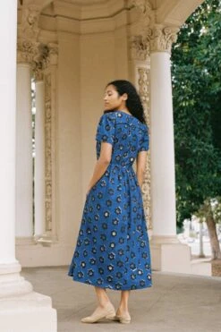 The Dawn Dress | Indigo Daisy -AURIN Clothing Shop Dawn4 0c5e7ea9 12f1 457e a51e b4260ca22ad7