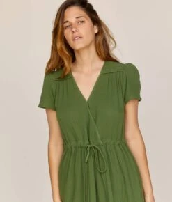 The Dawn Dress | Forest Gauze -AURIN Clothing Shop Dawn4 1d80e345 dda9 4c1f b80c cf5a94f4f190