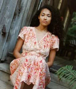 The Dawn Dress | Sunset Gladiola -AURIN Clothing Shop Dawn4 3 7fb31f31 07cd 41d4 bfe4 2a040995327e