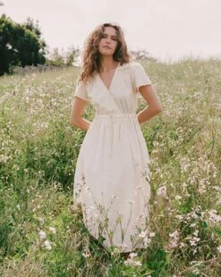 The Dawn Dress | Sunflower Jacquard