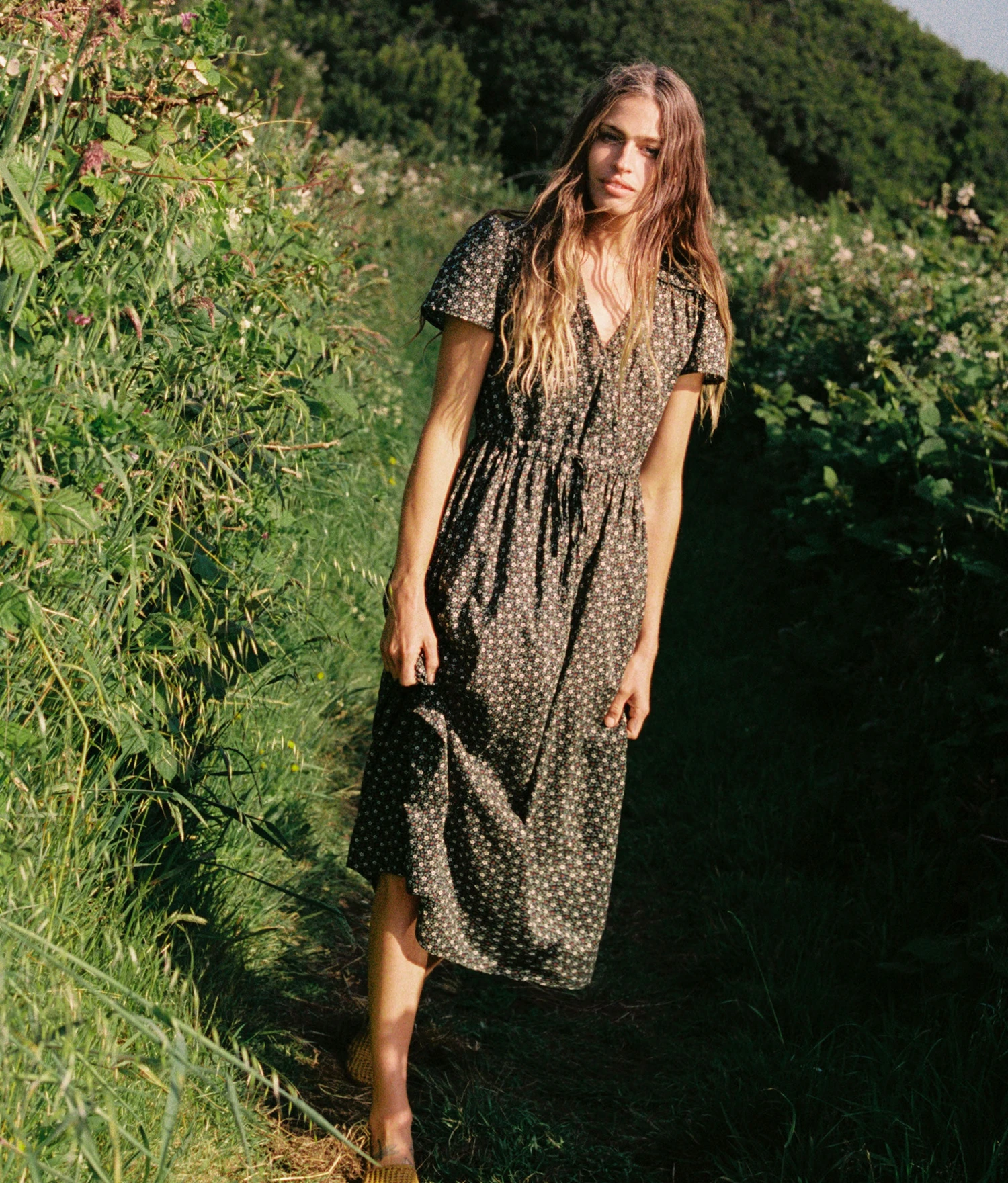 The Dawn Dress Petites | Night Strawberry 5 The Dawn Dress Petites | Night Strawberry - Image 3