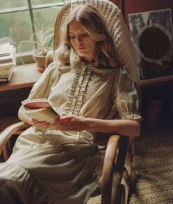 The Elle Dress | Geo Ditsy Sage -AURIN Clothing Shop Elle1 f50b7da4 75be 4597 b38e 98a387d76479