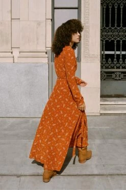 The Elsa Dress | Mums Ditsy Ruby -AURIN Clothing Shop Elsa3 4f229602 2bdb 4806 9bd7 4968b6c267a2