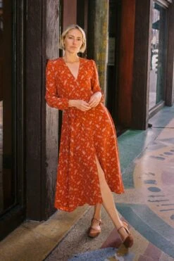 The Elsa Dress | Mums Ditsy Ruby