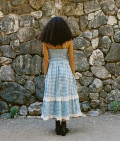 The Emma Dress | Cornflower Basketweave -AURIN Clothing Shop Emma2 6a93f42c a20a 4bfd 80ea 9c12687b3eb4