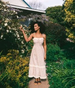 The Emma Dress | Oat Straw Cream -AURIN Clothing Shop Emma3