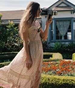 The Emma Dress | Oat Straw Cream -AURIN Clothing Shop Emma5