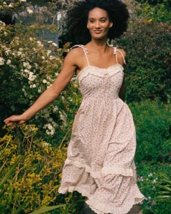 The Emma Dress | Oat Straw Cream