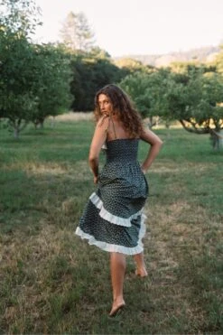 The Emma Dress | Night Strawberry -AURIN Clothing Shop Emma 3