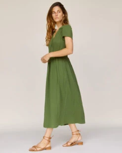 The Dawn Dress Petites | Forest Gauze