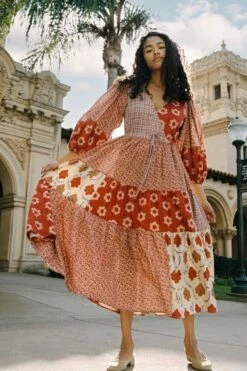 The Gina Dress | Patchwork Reds 16 The Gina Dress | Patchwork Reds -AURIN Clothing Shop Gina1 e16453ee 47a2 4075 ab41 9d58da24f884