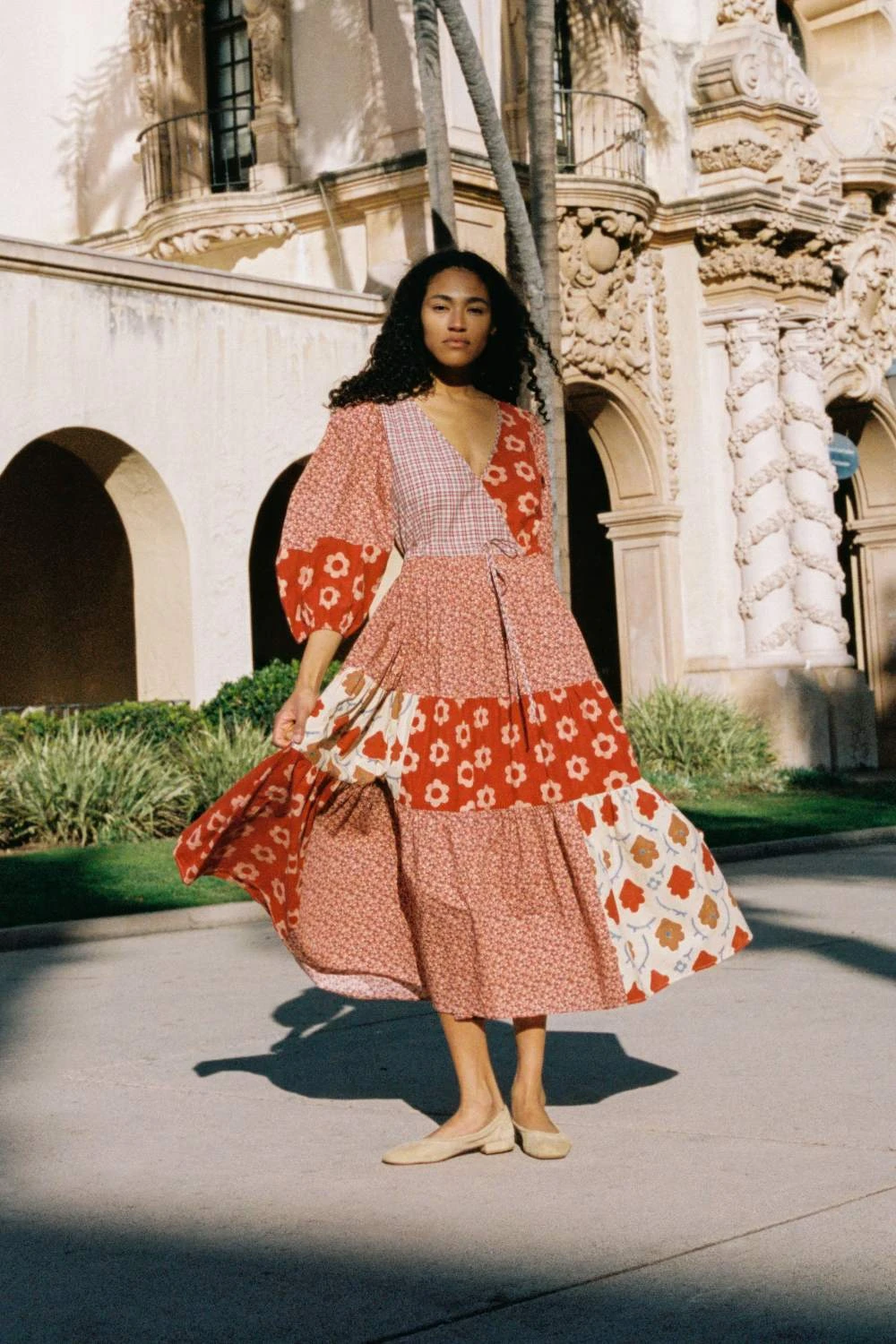 The Gina Dress | Patchwork Reds 3 The Gina Dress | Patchwork Reds