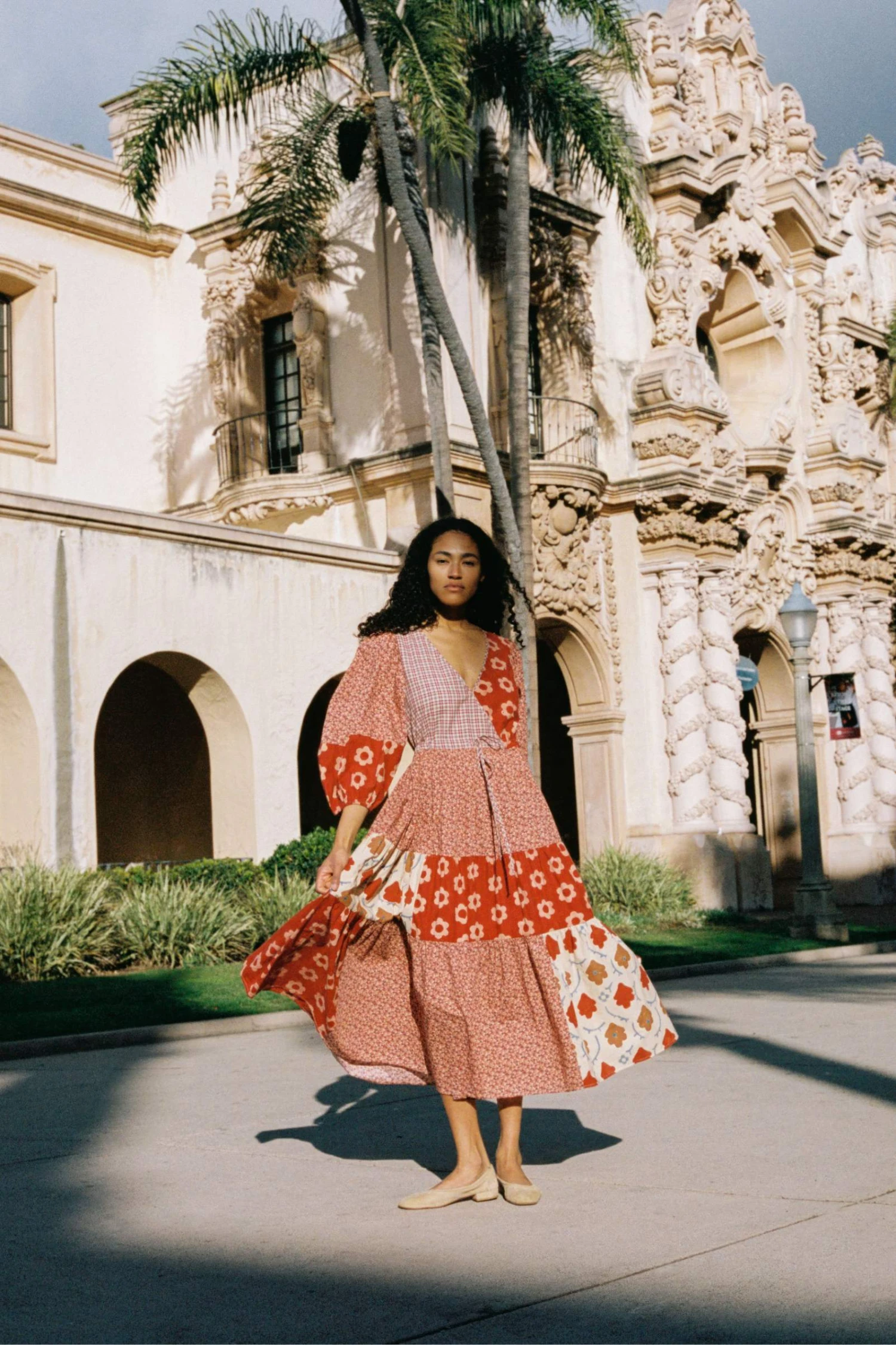 The Gina Dress | Patchwork Reds 4 The Gina Dress | Patchwork Reds - Image 2