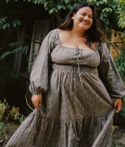 The Jennica Dress Extended | Noir Harvest -AURIN Clothing Shop Jennica3 a13dd80c 943e 4a3c bbdd 89c867f16257