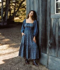 The Jennica Dress | Oat Straw Blue -AURIN Clothing Shop Jennica5 939fcf23 f5ec 4edb 90a7 250d253b6d42