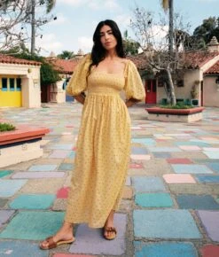 The Katrina Dress | Lemon Rose -AURIN Clothing Shop Katrina1 b890d517 307d 4582 a2b4 c7c2dcd61106